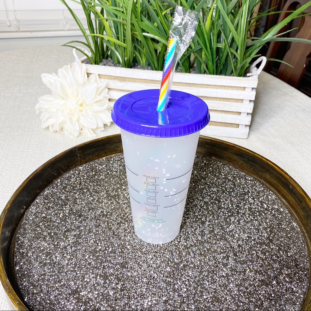Starbucks Color Changing Confetti Cup Rainbow - Picture 6 of 6